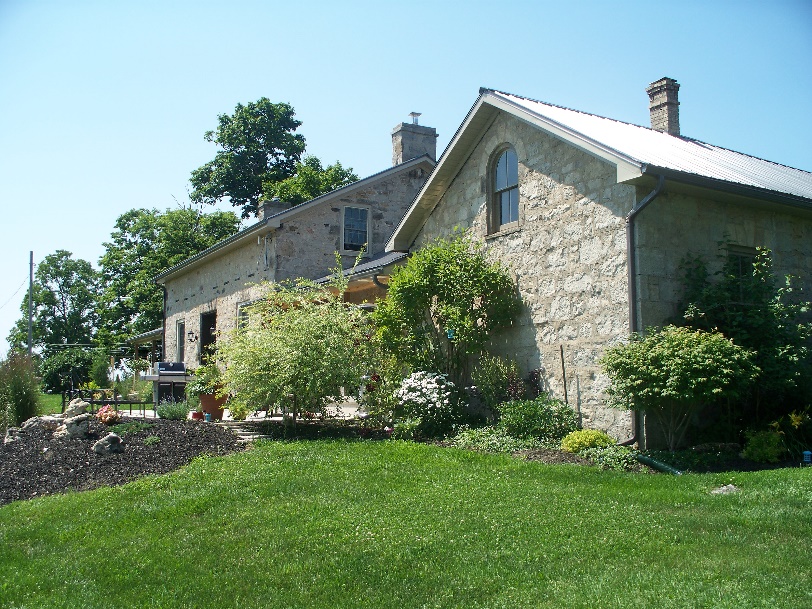 Ramsay farmhouse, restored to its former state